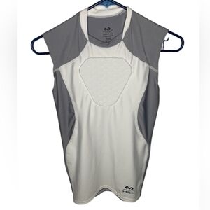 McDavid Youth Hex Sternum Shirt  for Baseball size youth Medium, white